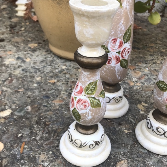 Vintage Anita Rosenberg hand painted candle holder - Picture 2 of 5